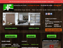 Tablet Screenshot of namestajpomeri-formaplus.com
